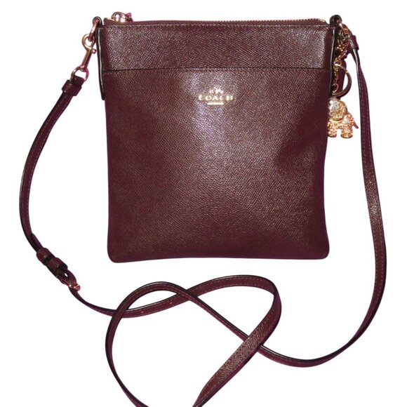 Coach 2017 Kitt Messenger Crossbody Crossgrain Leather Pochette Messenger bag - Picture 1 of 8